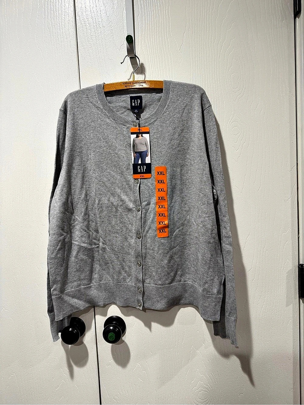 GAP Women's Crewneck Cardigan Gray XXL NWT